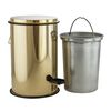 Migliore Complementi 21958 Ведро мусорное 5л, D21, H32 cm, золото