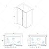 Душевой уголок RGW PA-41-1 (PA-11 + Z-060-2) 010841192-011 стекло Прозрачное 120х90