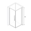 Душевой уголок RGW SV-43-1 (SV-02 + Z-060-3) 063243198-011 стекло Прозрачное 90х80