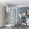 Душевой угол Veconi Rovigo RV-071, 1600х1000х1950, хром, стекло прозрачное