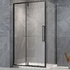 Душевой угол Veconi Rovigo RV-034B, 1200х1000х1950 черный, стекло прозрачное