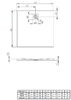 Душевой поддон Radaway Kyntos С 100x100 cemento HKC100100-74