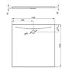 Душевой поддон Bette 3391-000 AS BetteFloor Side 120х120х4,5 с антислипом Sense