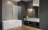 Шторка для ванны Radaway Furo PND II Gold 120*150 прозрачное 8 правая 1/2 10109638-09-01R