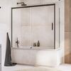Шторка на ванну Radaway Idea Black PN DWJ+S 170х80 Front Left 10042170-54-01L