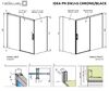 Шторка на ванну Radaway Idea Black PN DWJ+S 160х80 Front Right 10042160-54-01R