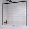 Шторка на ванну Radaway Idea Black PN DWJ 160 Left 10003160-54-01L