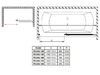 Шторка на ванну Radaway Idea PN DWJ 160 Left 10003160-01-01L