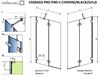 Шторка на ванну Radaway Essenza Pro Black PND II 130 Right 10102130-54-01R