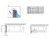Шторка на ванну Radaway NES Black PND I 100 Left 10010100-54-01L