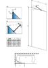 Шторка на ванну Radaway Modo PNJ Black 80 Frame 10006080-54-56