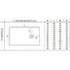 Душевой поддон GOOD DOOR Stella 140х90 искусственный камень черный