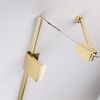 Душевая дверь Radaway Essenza Pro Gold DWJ 110 см профиль золото