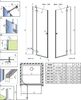 Душевая дверь Radaway Essenza Pro White DWJ 120 см профиль белый матовый