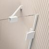 Душевая дверь Radaway Essenza Pro White DWJ 130 см профиль белый матовый