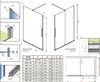 Боковая стенка Radaway front wall 530 мм 10110530-01-01