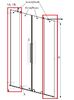 Комплект боковых стенок Radaway front wall 492 мм 10111492-01-01