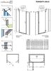 Комплект боковых стенок Radaway front wall 420 мм 1320420-01-01