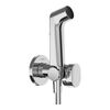 Гигиенический душ Hansgrohe S EcoSmart+ 29232340 со смесителем (внешняя часть), шлифованный черный хром
