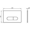 Ideal Standard R0123A6 OLEAS M3 панель смыва Black (Черный матовый)