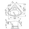 Акриловая ванна VAGNERPLAST ATHENA 150x150