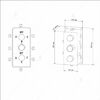 Смеситель для душа RGW Shower Panels SP-41-01 21140541-11 с термостатом