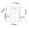 Смеситель для душа RGW Shower Panels SP-42-03 21140542-31 с термостатом