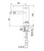 Смеситель Caprigo DON 53-030-BRG для биде матовое золото