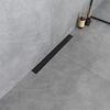 Душевой лоток Boheme Premium Linear 982-80-B черный матовый 80 см