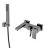 Смеситель для ванны с душем Boheme Qubic Matt Gun Metal 473-GM