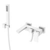 Смеситель для ванны с душем Boheme Qubic Matt White 473-MW