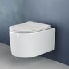 Подвесной унитаз с сиденьем Ceramica Nova MOMENTS CN3003 Белый