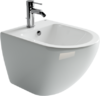 Подвесное биде Ceramica Nova METROPOL CN4003 Белый