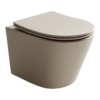 Подвесной унитаз с сиденьем Ceramica Nova BALEARICA CN6000MC Капучино Матовый