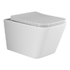 Унитаз с крышкой, инсталляцией и кнопкой смава Сет 4 в 15 Ceramica Nova Metric CN3007_1002CH_1000