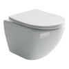 Унитаз с крышкой, инсталляцией и кнопкой смава Сет 4 в 31 Ceramica Nova Metropol CN4002_1001W_1000