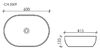 Раковина Ceramica Nova ELEMENT CN5009 Белый 60х41,5х13,5