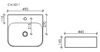 Раковина Ceramica Nova ELEMENT CN5011 Белый 49х44,5х14,5