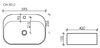 Раковина Ceramica Nova ELEMENT CN5012 Белый 59,5х42х15,5