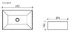 Раковина Ceramica Nova ELEMENT CN5013 Белый 59х39х16
