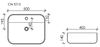 Раковина Ceramica Nova ELEMENT CN5015 Белый 50х40х14