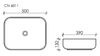 Раковина Ceramica Nova ELEMENT CN6011 Белый 50х39х13