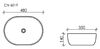 Раковина Ceramica Nova ELEMENT CN6019 Белый 48х35х14