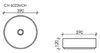 Раковина Ceramica Nova ELEMENT CN6022MDH Темный Антрацит Матовый 39х39х12