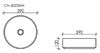 Раковина Ceramica Nova ELEMENT CN6022MH Антрацит Матовый 39х39х12