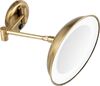 Stil Haus, настенное круглое косметическое зеркало (4x) с LED подсветкой, цвет хром, цвет бронза 1036(25)