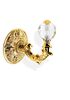 Stil Haus Noto Light, крючок со стеклом Murano, цвет золото NT13V(16)