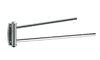 Stil Haus Hashi, полотенцедержатель двойной поворотный, цвет хром HS16(08)