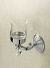 Stil Haus Noto Light, настенный стакан со стеклом Murano, цвет хром NT10V(08)