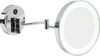 Stil Haus, настенное круглое косметическое зеркало (3x) с LED подсветкой, цвет хром 902(08)